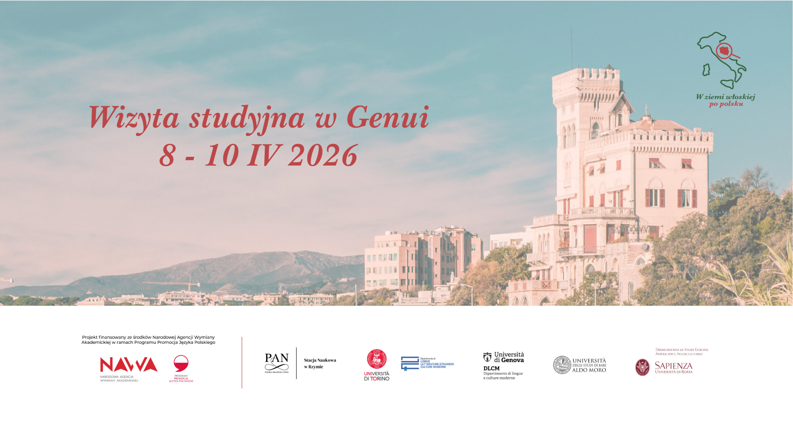 Genua: wymiana studencka w ramach projektu PJP NAWA