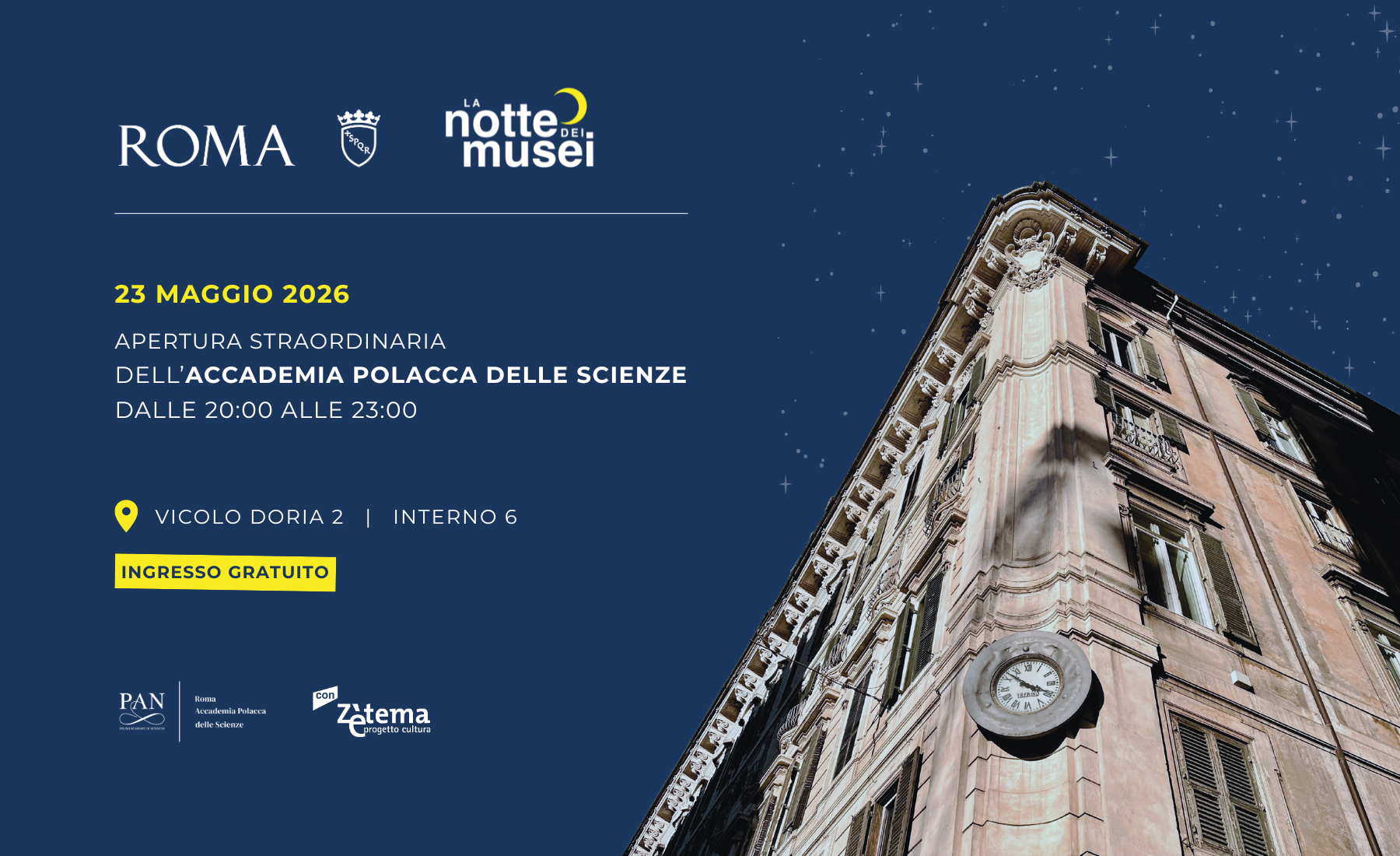 Notte dei Musei 2026