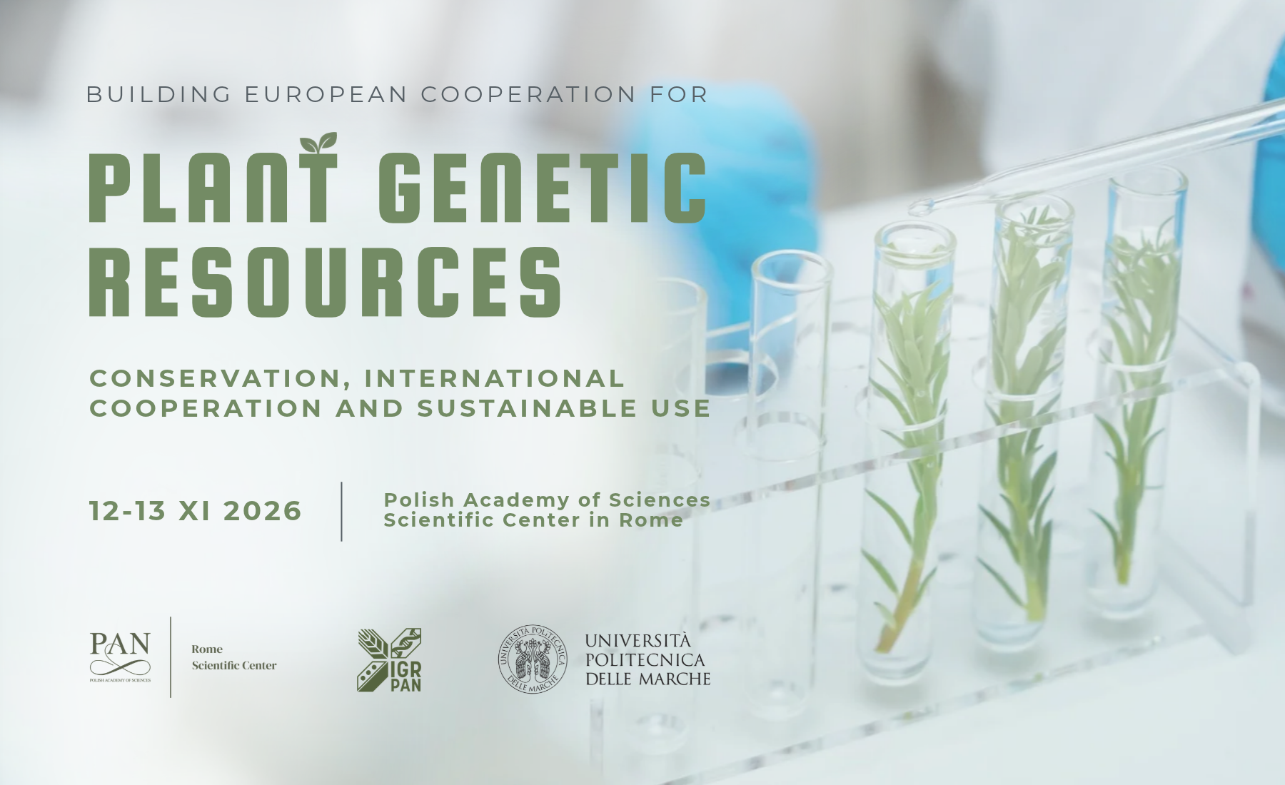 Building European Cooperation for Plant Genetic Resources. Conservation, International Cooperation and Sustainable Use