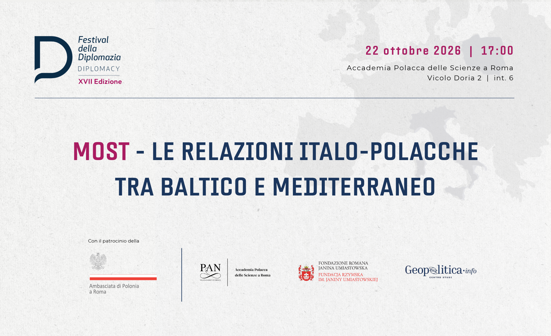 MOST – Le relazioni italo-polacche tra il Baltico e il Mediterraneo 